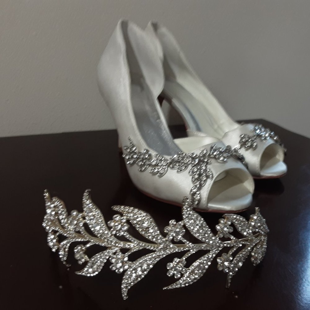 SHOES - White Wedding, Formal Event, Prom